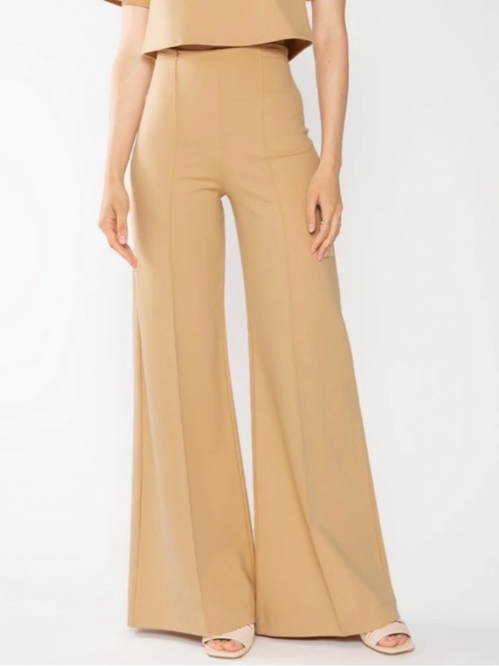 Ripley Rader Ponte Knit Wide Leg Pants Size 2+ (US 16-18) High Waisted Versatile - Picture 10 of 12